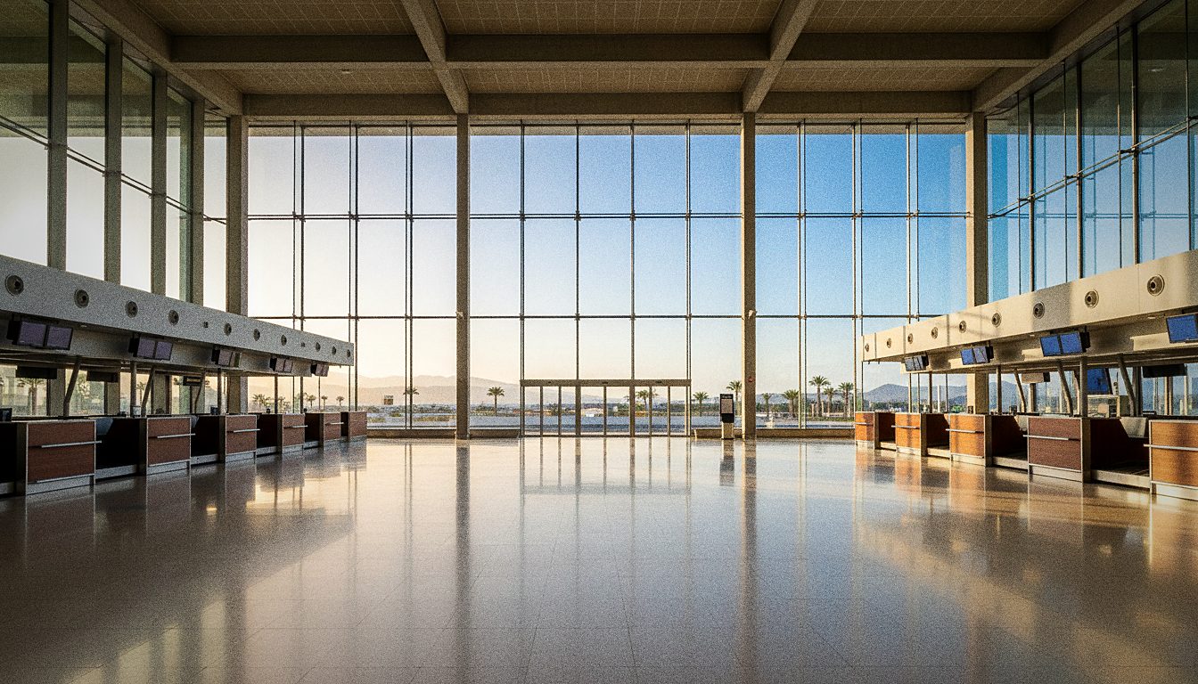 Hall d'enregistrement de l'Aéroport de Grande Canarie